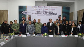 Gobiernos de Tlaxcala, Puebla y Fuerzas Armadas sostienen mesa de inteligencia interestatal
