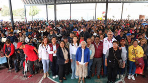 Entrega MariElise Budib más de 11 mil despensas del programa “Alimentación Imparable” en San Sebastián Aparicio