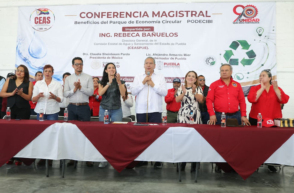 Parque de Economía circular dará segunda vida a 70% de desechos en el estado: CEASPUE