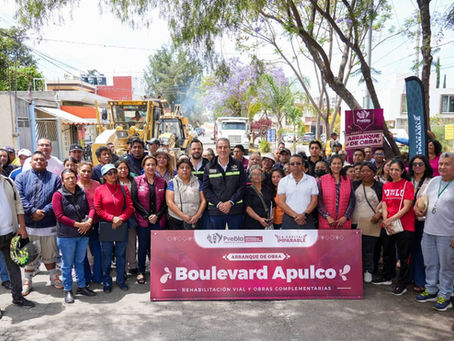 Arranca Pepe Chedraui trabajos de rehabilitación vial en Bulevar Apulco