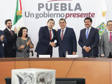 Inicia gobierno estatal proceso de transición; transformación en Puebla continuará: Sergio Salomón