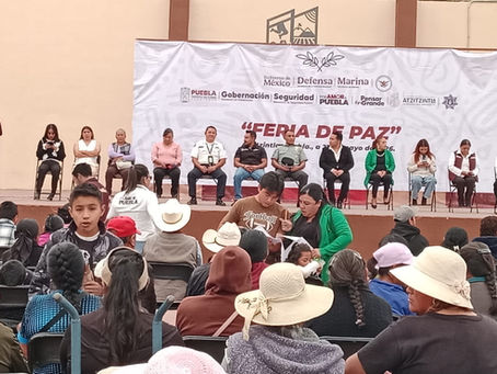 Ferias de Paz fortalecen atención ciudadana y bienestar social en Atzitzintla