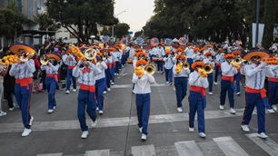 ¡Al ritmo de las Marching Bands! Puebla se llena de música y color con el Pasacalles Cempasúchil Sonoro