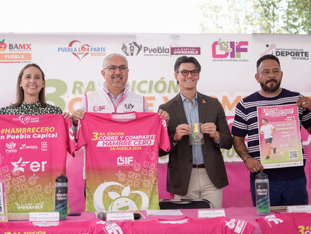 Corre y Comparte: Carrera solidaria busca reunir 15 toneladas de alimento en Puebla
