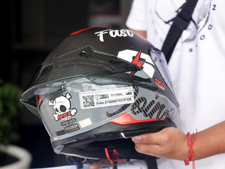 ¡No lo dejes pasar! Continúa entrega de hologramas para cascos de motociclistas en Puebla