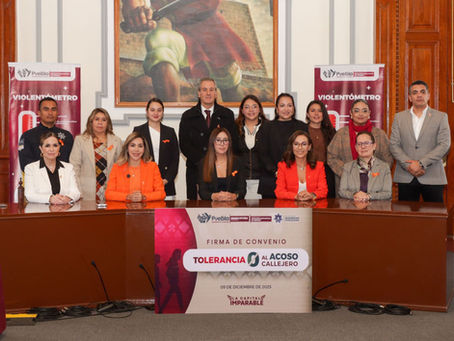 Fortalece Pepe Chedraui espacios seguros para niñas, adolescentes y mujeres con firma de convenio "Tolerancia Cero al Acoso Callejero"
