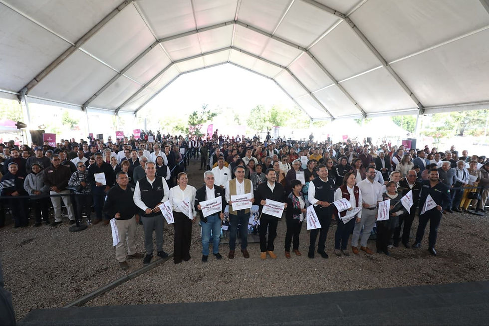 Asiste Gobierno de Pepe Chedraui al inicio de la construcción de viviendas FOVISSSTE en Villa Verde