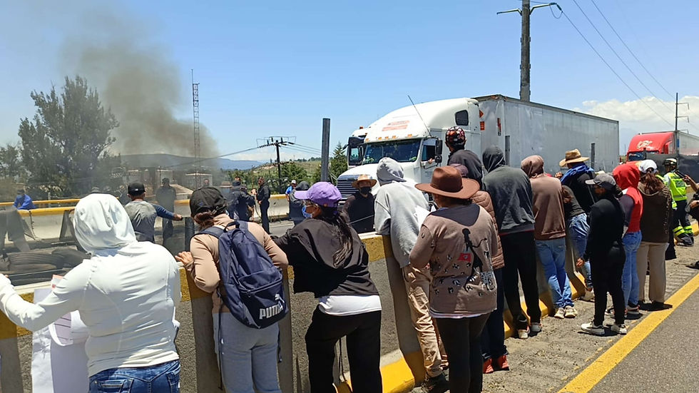 ¡Autopista colapsada! Desaparición de mujer desata bloqueo total en la México-Puebla