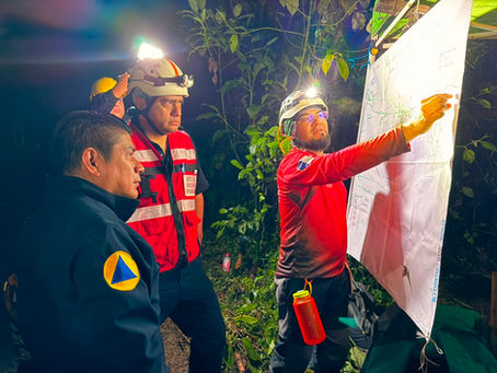 Por tercer día consecutivo se mantiene búsqueda en Gruta de Chichicazapa