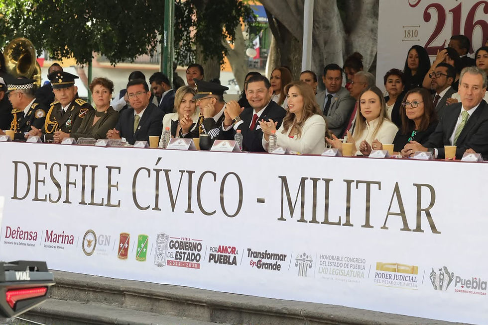 Puebla celebra con orgullo nacional el 216 aniversario de la Independencia de México