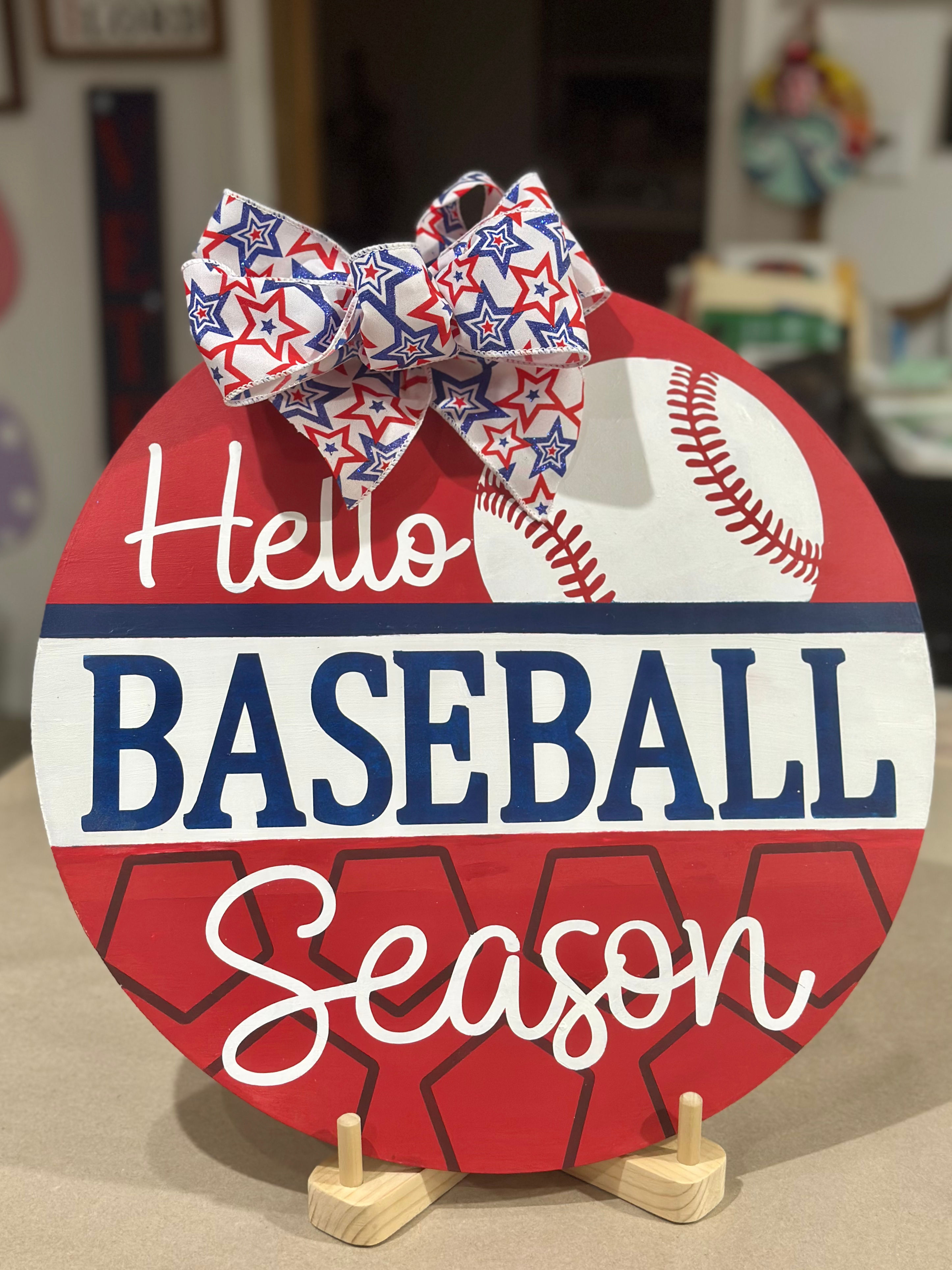 Baseball Door Hanger