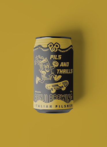 Benji Brewing Single Can - Yellow