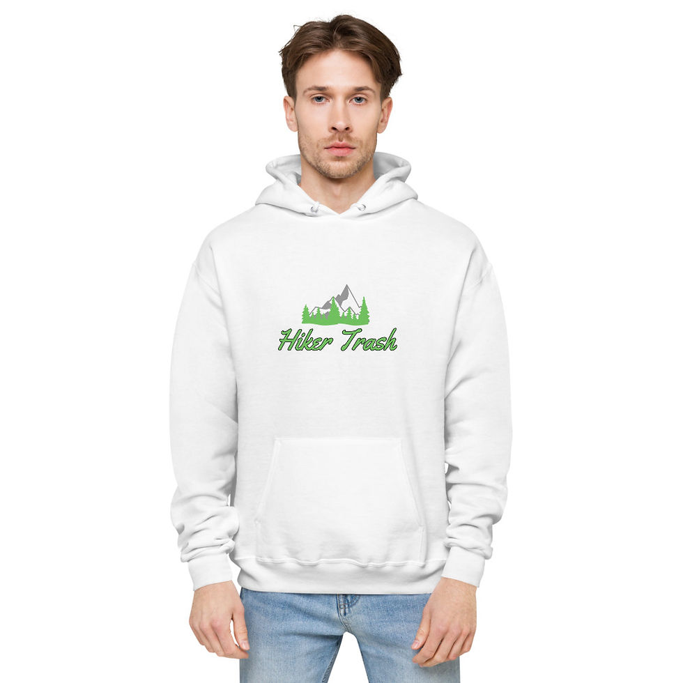 Hiker Trash Unisex fleece hoodie