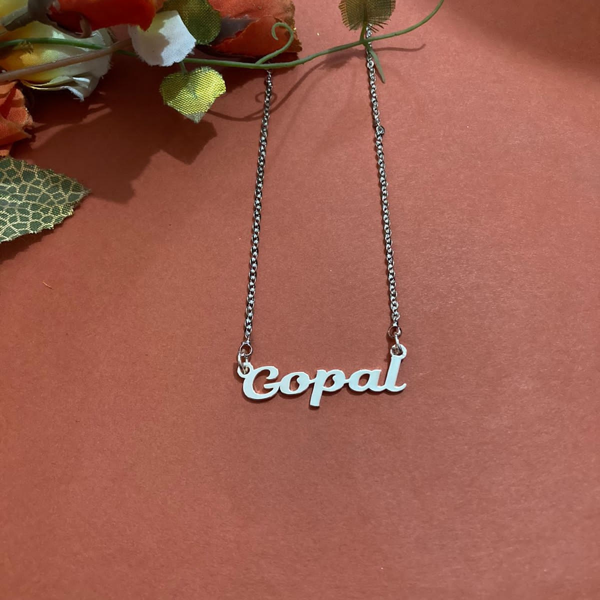 Silver chain normal font