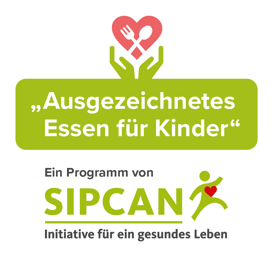 Logo SIPCAN "Ausgezeichnetes Essen für Kinder"