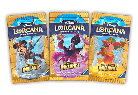 disney lorcana into the inklands booster box Pack Hanger or legendary rarity Disney Lorcana: Into the Inklands