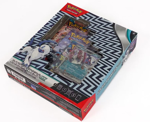 pokemon trading card game dark powers ex special collection TCG: type prowess as a foil oversize card for display Pokemon TCG Dark Powers ex