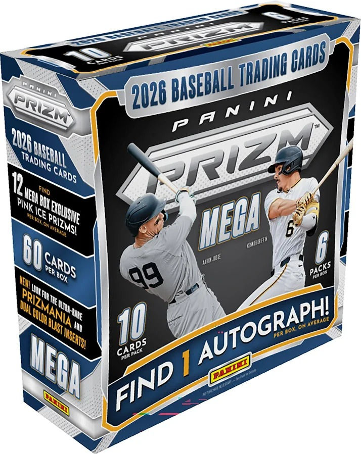 2026 Panini Prizm Baseball Mega Box Case