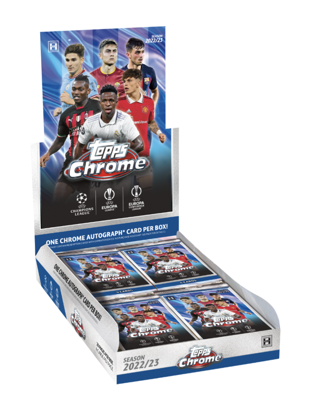2022-23 Topps Soccer UEFA Club Competitions Chrome Hobby Box