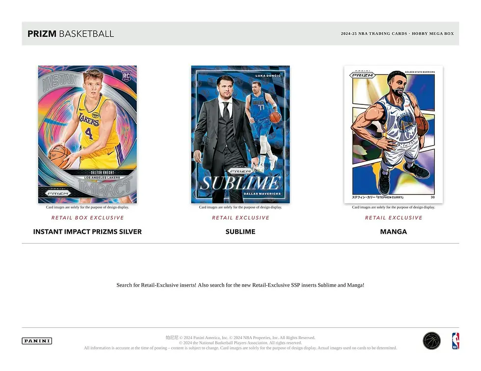Thumbnail: 2024-25 Panini Prizm Basketball Hobby Mega Box (Green Ice!)