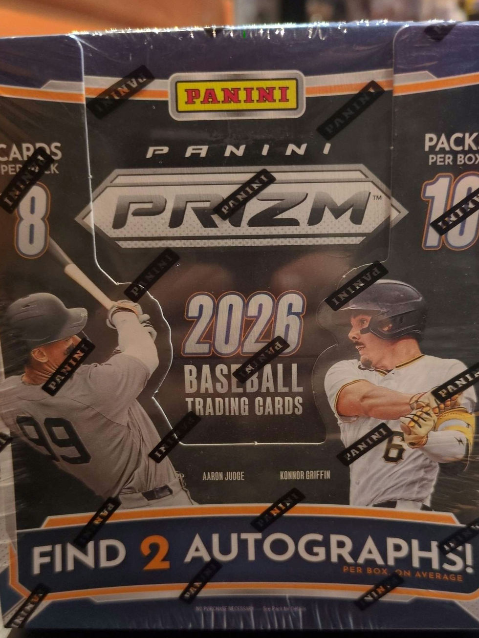 Thumbnail: Sealed Case 2026 Panini Prizm Baseball HOBBY PREFERRED Box (40 Autos!)