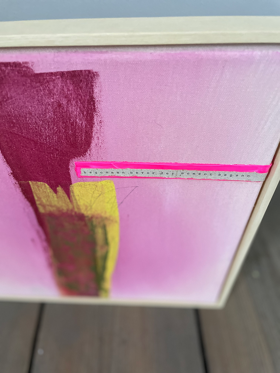 Miniaturbild: begonnen bevor der moment begann 40x40