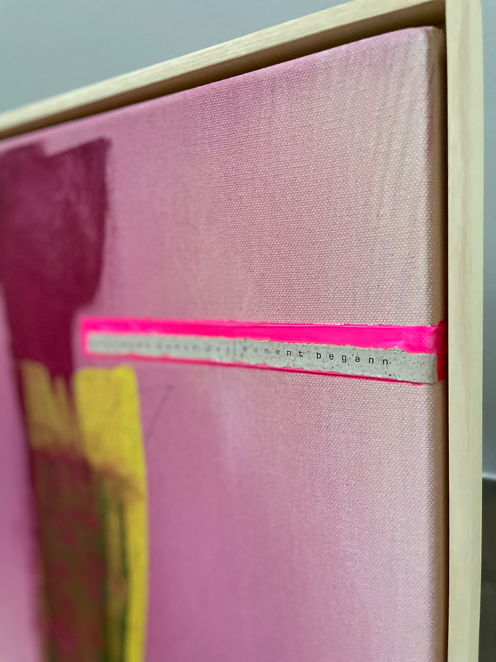 Miniaturbild: begonnen bevor der moment begann 40x40