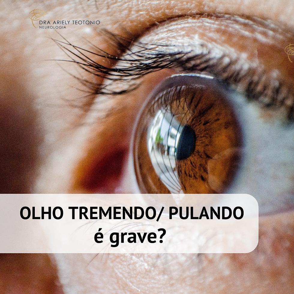 olho pulando tremendo tique