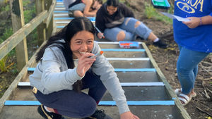 Manurewa youth group gives the Stairs of Empowerment a makeover