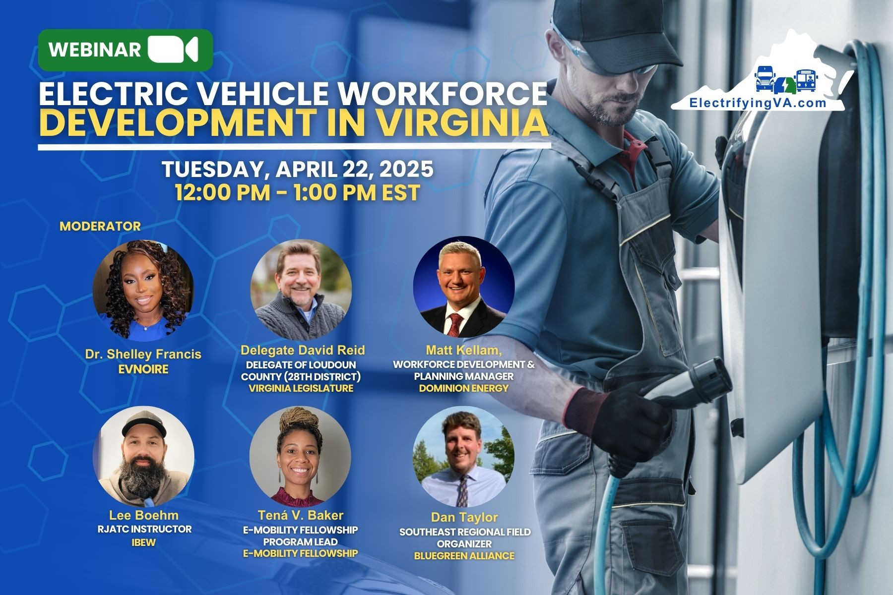 Ev Workforce Development EV Workforce Development in Virginia Webinar | ElectrifyingVirginia