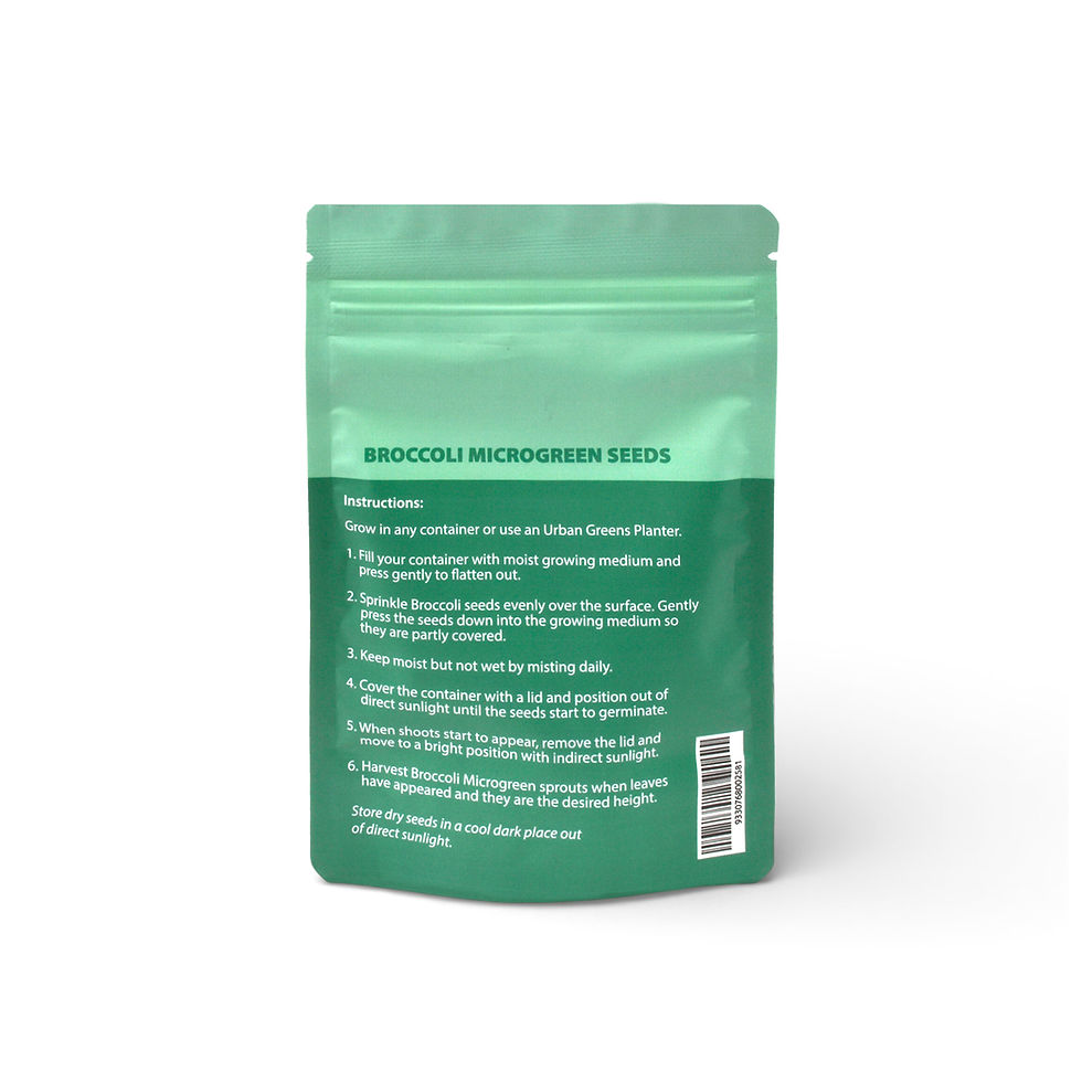 Thumbnail: Urban Greens Broccoli Microgreen Seeds - 50g