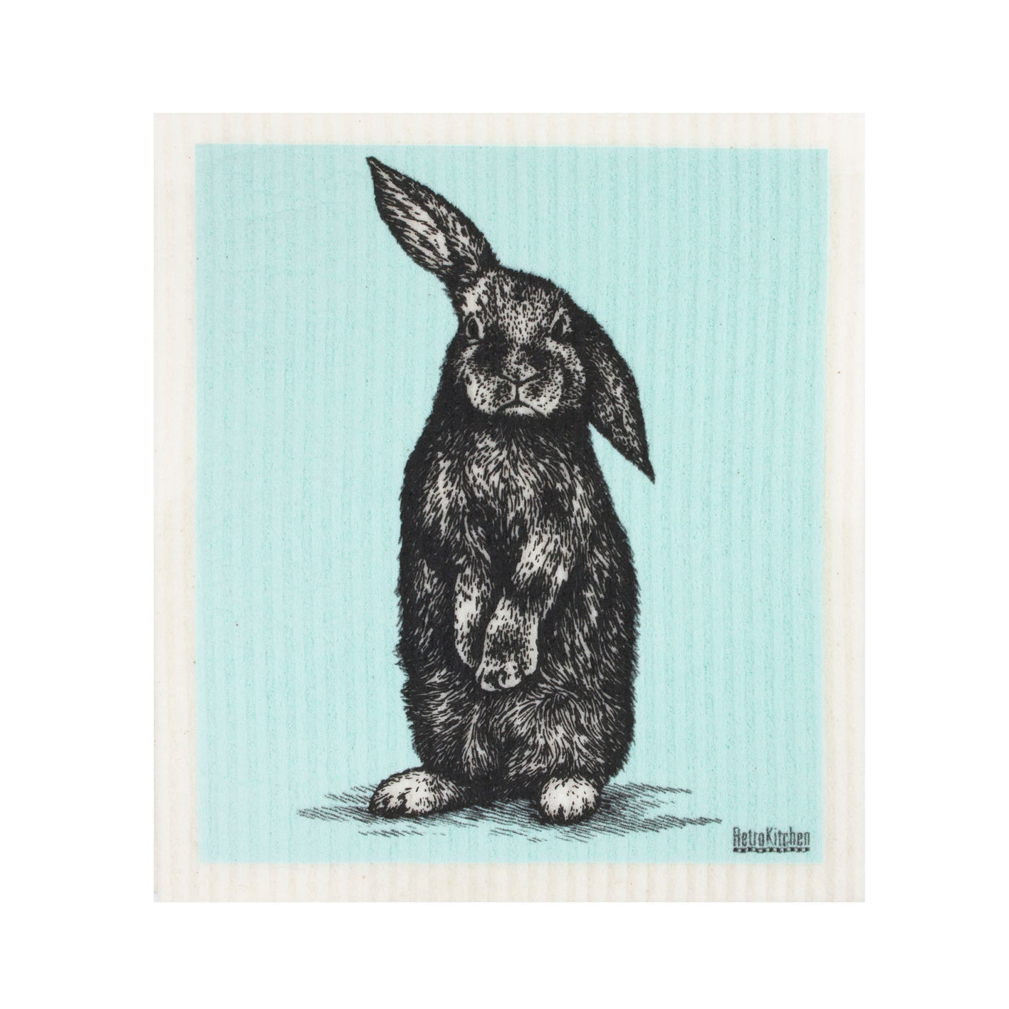 RetroKitchen compostable sponge cloth - Rabbit