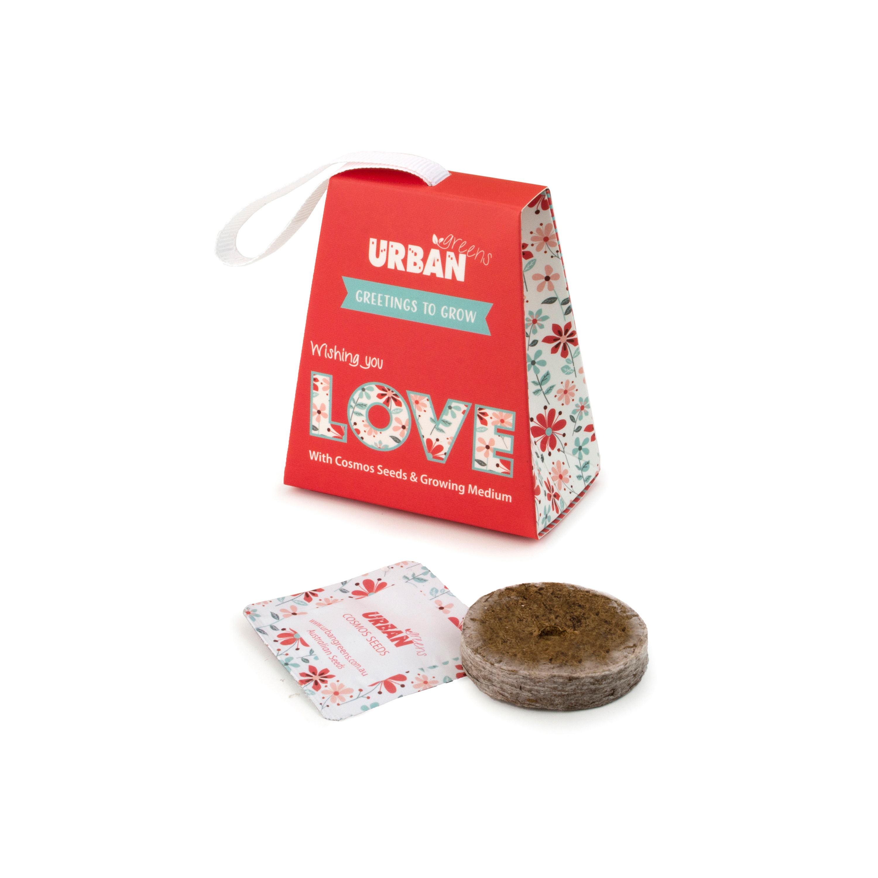 Urban Greens Greetings to Grow - Wishing you Love - Grow Kit