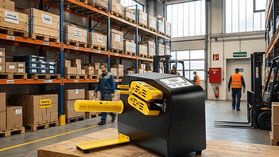 Mit dem AirJet von Selectpack kann auch aus recycelten Papier Verpackungsmaterialien produziert werden