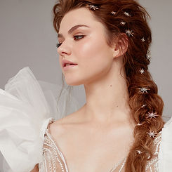 Beau Mane Hair Clips - Bridal hair Acces