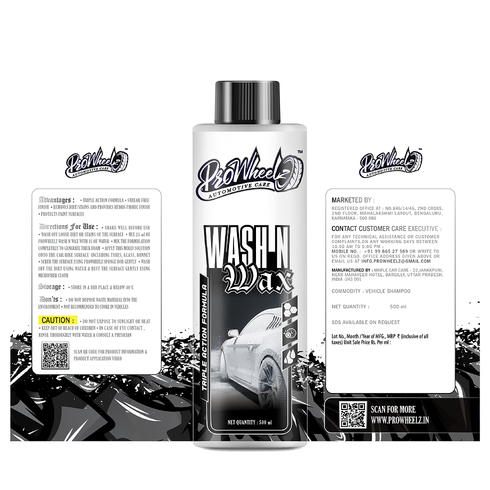 Thumbnail: Wash n Wax 500ml