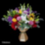 Mixed Colours Bouquet in an eco carton flower vase