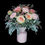 Thumbnail: Local fragrant roses in a ceramic sandy textured vase