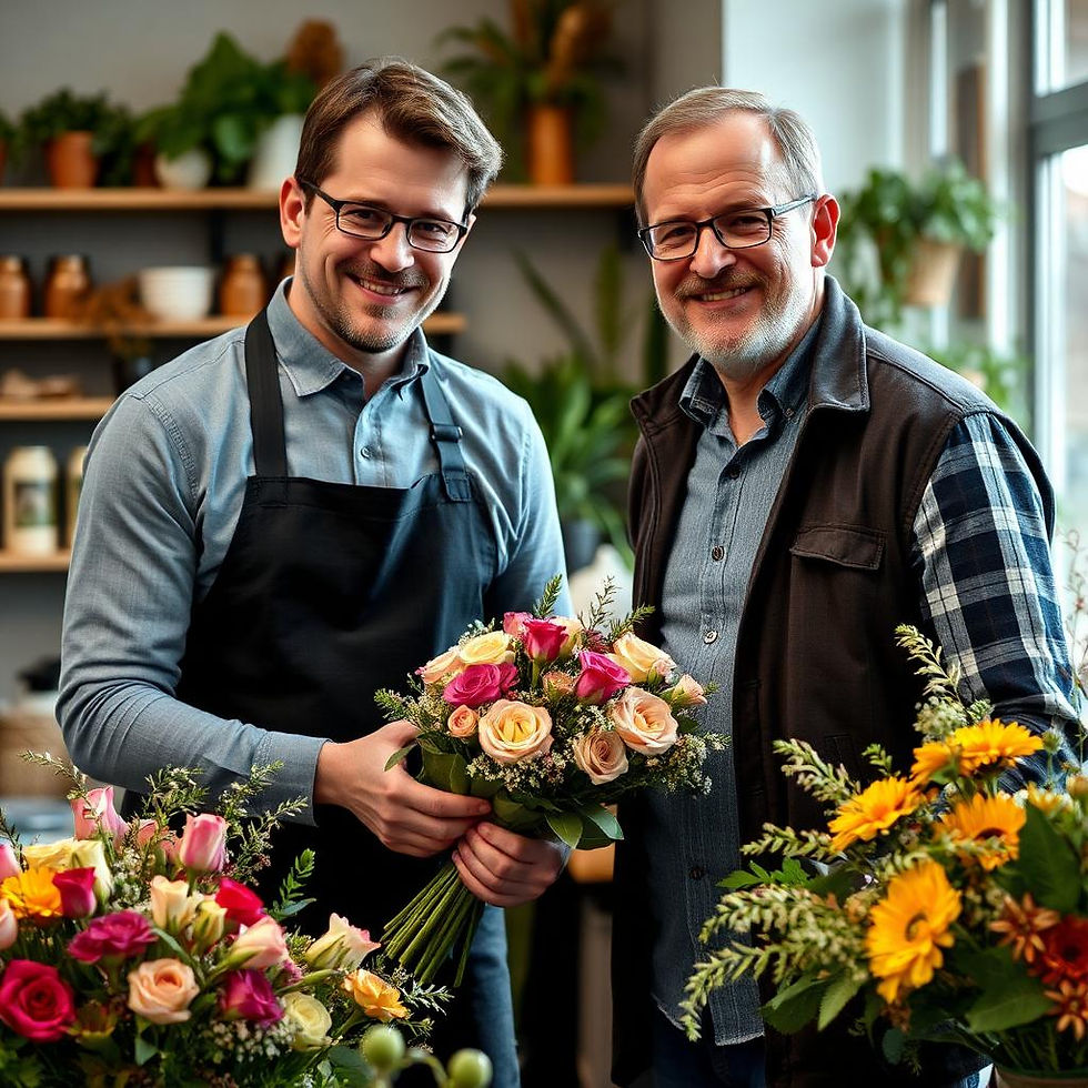 Things I often hear as a male florist.