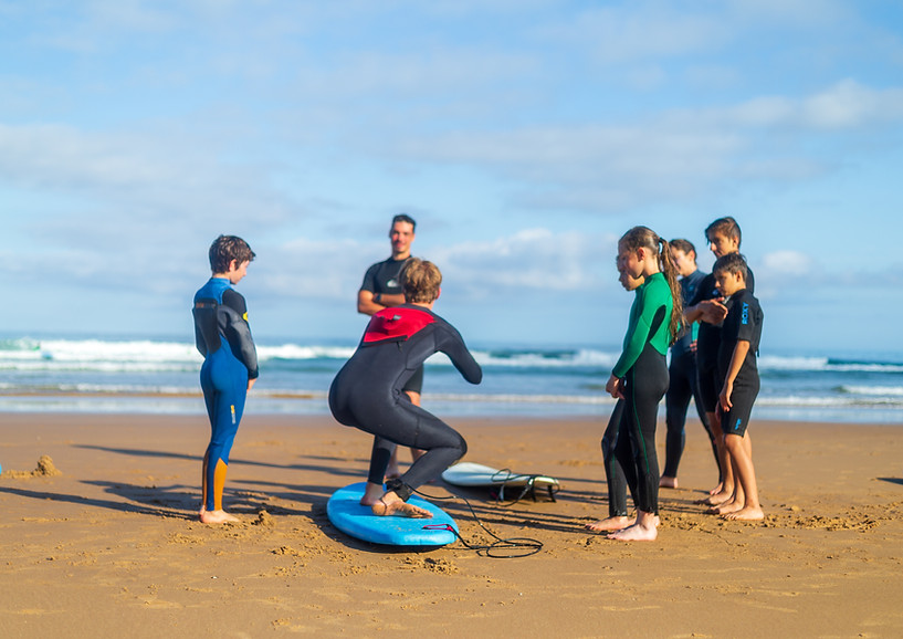 Cours de surf à Bidart
