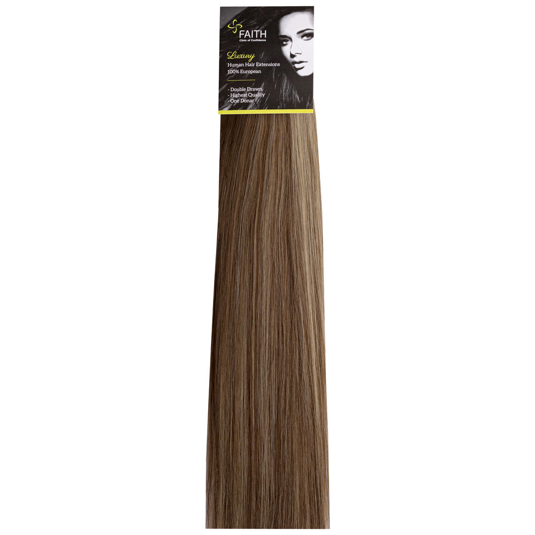 None Trade Dark Mix Weft Extensions