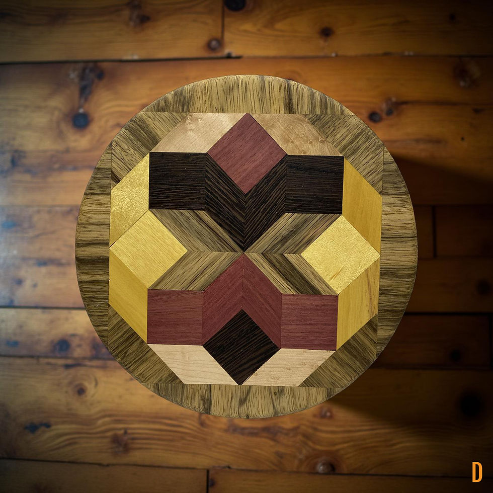 Thumbnail: Round Mosaic Trivet and Small Cutting Board