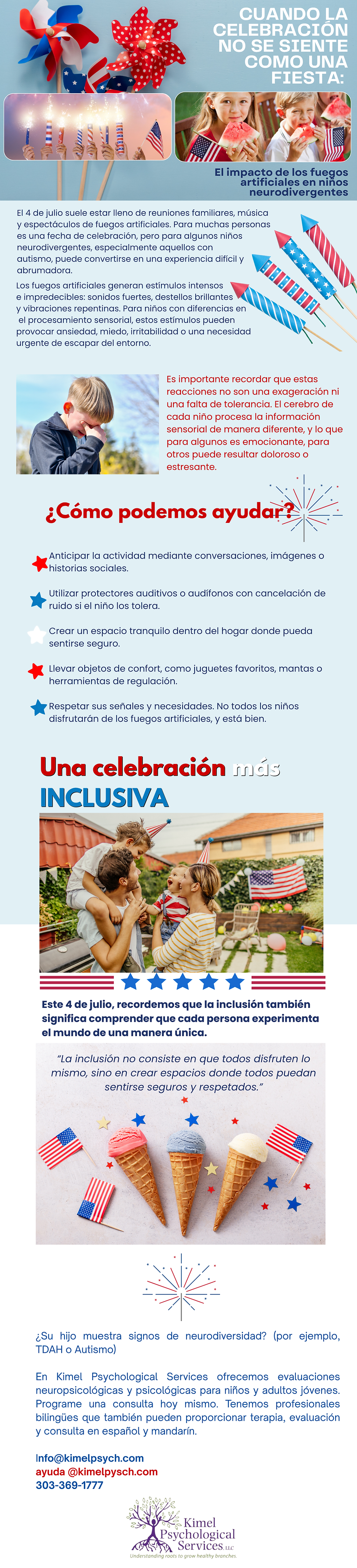 CUANDO LA CELEBRACIÓN NO SE SIENTE COMO UNA FIESTA: El impacto de los fuegos artificiales en niños neurodivergentes.