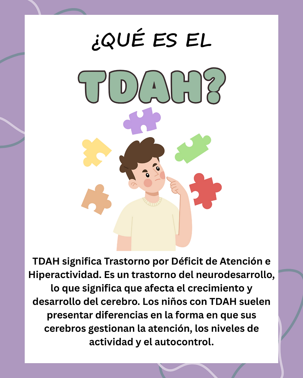 What is ADHD? ¿Qué es el TDAH?