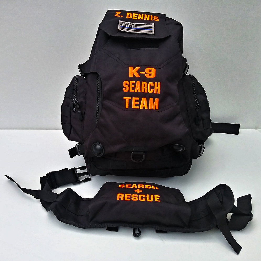 Search +Rescue K9 Handler's Backpack | CrazyTuff K9 Gear