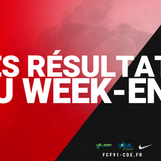 CLUB. Les résultats du week-end