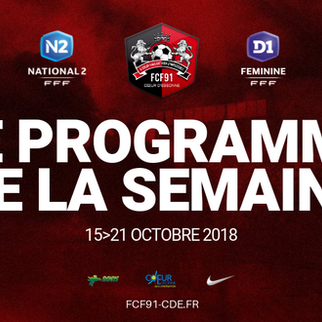 N2-D1F. Programme de la semaine