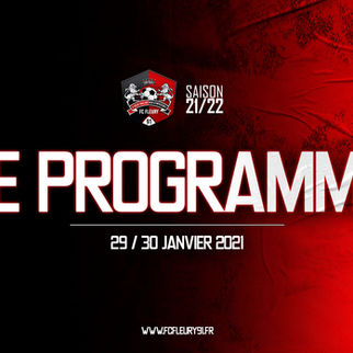 CLUB : Le programme du 29-30 janvier 2022