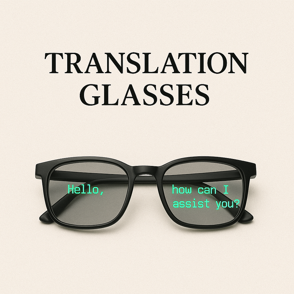 Translator Glasses
