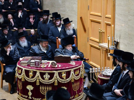 האד' מוויז'ניץ ירושלים ביים לעכטל בחצר הקודש בעלזא